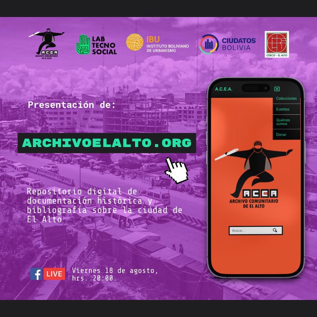 Repositorio digital del Archivo Comunitario de El Alto
