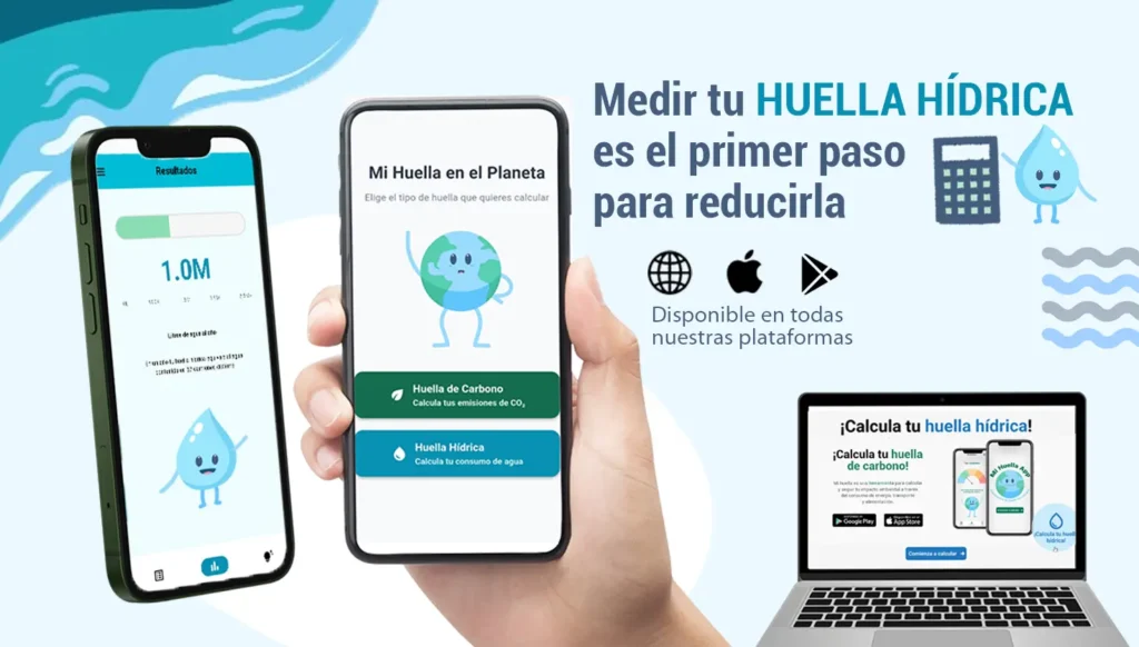 Mi Huella app 2.0 | Calculadora de huella hídrica