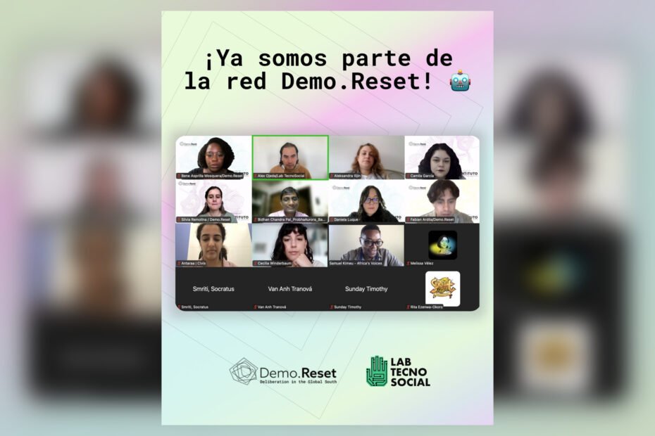 Anuncio del ingreso del Lab TecnoSocial a la red Demo.Reset