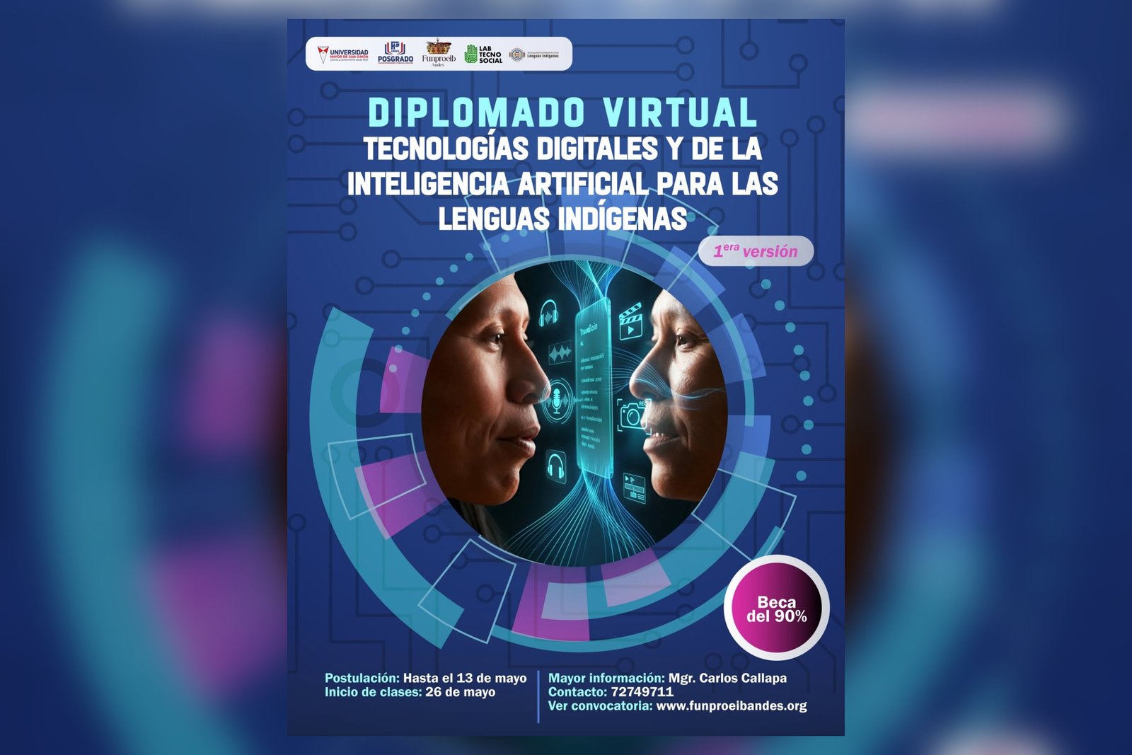 Diplomado en tecnologías digitales e inteligencia artificial para las lenguas indígenas