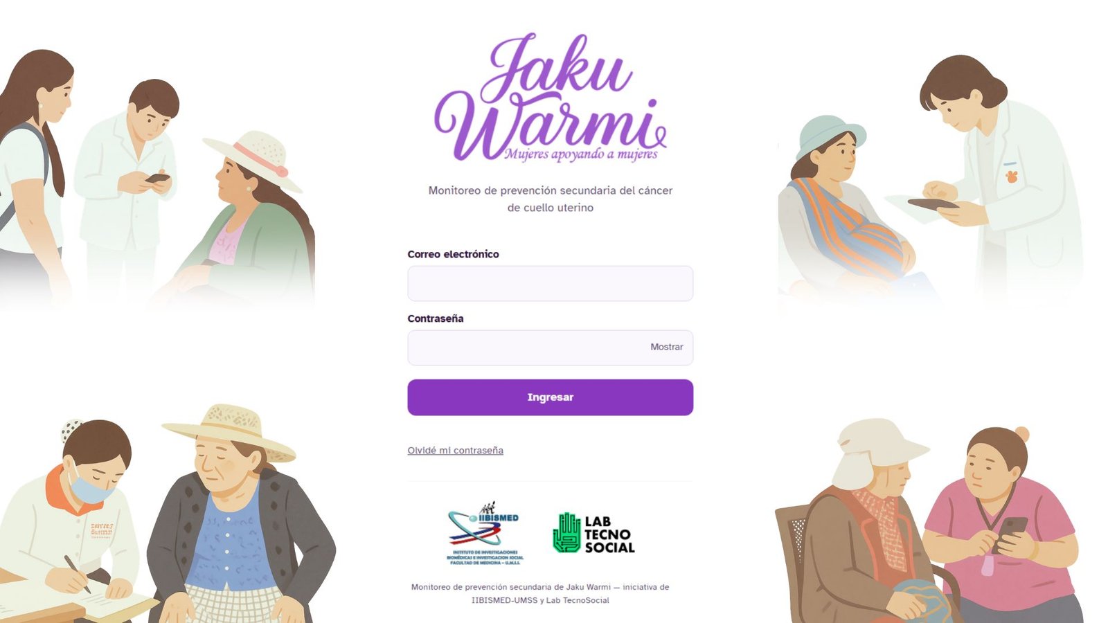 Jaku warmi – plataforma web